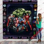 avenger team 5 marvel infinity war end game 3d customized quilt blanket d2318693