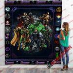 avenger team 8 marvel infinity war end game 3d customized quilt blanket d2320061