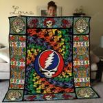 awesome skull aesthetic quilt blanket great customized gifts for birthday christmas thanksgiving