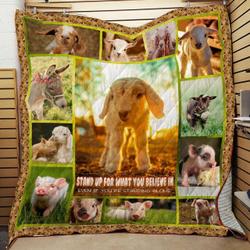 Baby Cute Farm Animals Quilt Blanket ABC07113420