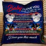 baby i love you enough to fight for you quilt mickey bt d2384276