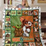 baby yoda and gizmo quilt blanket all season plus size quilt blanket d2354317