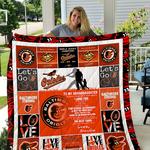 baltimore orioles to my granddaughter love grandpa quilt d2386977