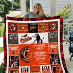 baltimore orioles to my grandson love grandpa quilt d2386969