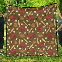Baseball Cl12100053Mdq Quilt Blanket
