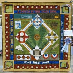 Baseball Field Hur Quilt cl
