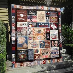 Baseball Is My Superpower DHCDHC DT0910 Quilt Blanket