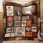 basketball is such an escape from a lot of things quilt blanket great customized blanket gifts for
