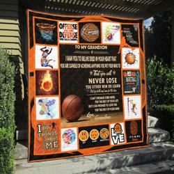 Basketball Na100705B Tbg Quilt Blanket
