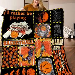 Basketball Quilt Blanket C9B050312MI