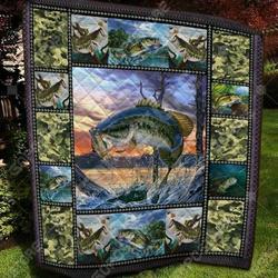 Bass Fishing Cl15110010Mdq Quilt Blanket