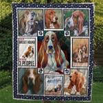 basset hound art hur quilt bevroh d2389421