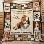 basset hound dog quilt jci d2387902