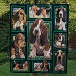 basset hound my valentine cla31100278q quilt blanket d2355261