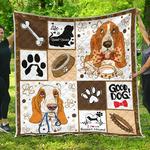 basset hound quilt blanket dhc13123922vt d2380144