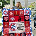 bayern munich to my grandson love grandmom quilt d2386828