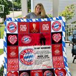 bayern munich to my husband love wife quilt d2387030