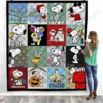 bc snoopy christmas snoopy lover quilt blanket d2367456