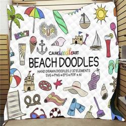 Beach Holiday Clp030705 Quilt Blanket