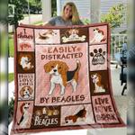 beagle love v2 3d customized quilt d2312570