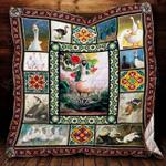 beautiful geese blanket kc1707 quilt d2357702