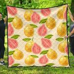 beautiful guava pattern dhcdhc dt1910 quilt blanket d2315840