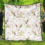 beautiful japanese cranes pattern dhcdhc dt1910 quilt blanket d2315566