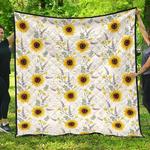 beautiful sunflowers pattern dhcdhc dt1910 quilt blanket d2315926