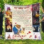 beauty and the beast love quilt d2386944