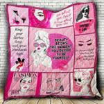 beauty begins the moment you decide to be yourself blanket kc1707 quilt d2347571
