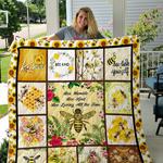 bee bee humble bee kind quilt blanket great customized blanket gifts for birthday christmas