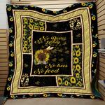 bee lovers sunflower 3d personalized customized quilt blanket 1351 d2320148