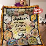 bee personalized quilt blanket hhh020631na d2356050