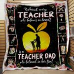 behind every teacher whos believes in herself dhcdhc nt2410 quilt blanket d2315699