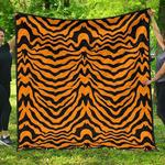 bengal tigers skin print pattern dhcdhc dt1910 quilt blanket d2315674