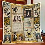 bernese mountain knowledge quilt blanket d2356040