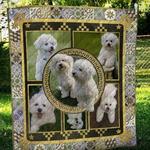 bichon frise sensitive cl10100053mdq quilt blanket d2381144