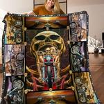 biker skull quilt blanket c9b270308mi d2315735