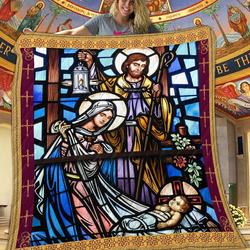 Birth Of Jesus Quilt Blanket DHC1401740VT