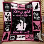 black cat girl quilt blanket abc07112578 d2315661