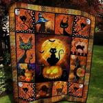 black cat halloween cla0710082q quilt blanket d2355535