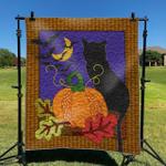 black cat halloween dhccna0909 quilt blanket d2315946