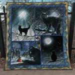 black cat snow and moon ntth011298 ndc 3d customized quilt d2313857