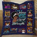 black nurse i am a nurse i am black quilt blanket great customized blanket gifts for birthday