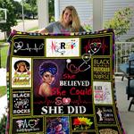 black nurse proud quilt blanket d2349693