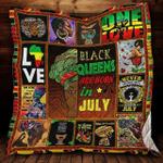 black queens are born in july quilt blanket great customized blanket gifts for birthday christmas