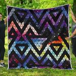 black triangle galaxy space cl17100075mdq quilt blanket d2356109