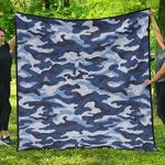 blue camo camouflage pattern dhcdhc dt1910 quilt blanket d2315604