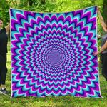 blue expansion moving optical illusion cl17100119mdq quilt blanket d2380605