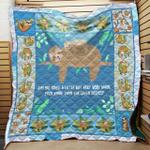 blue mama sloth quilt d2386488